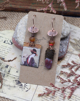 Boucles d'oreilles Geisha