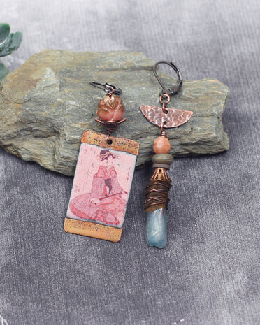 Boucles d'oreilles Fleur de Lotus