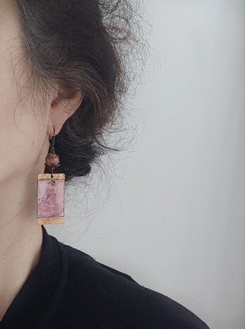 Boucles d'oreilles Fleur de Lotus