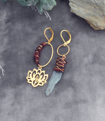 Boucles d'oreilles Lotus